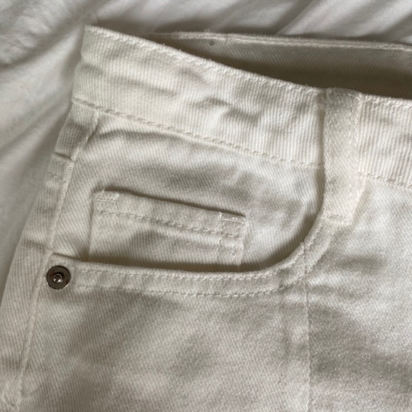 White Denim Pants - Picture 2 of 4